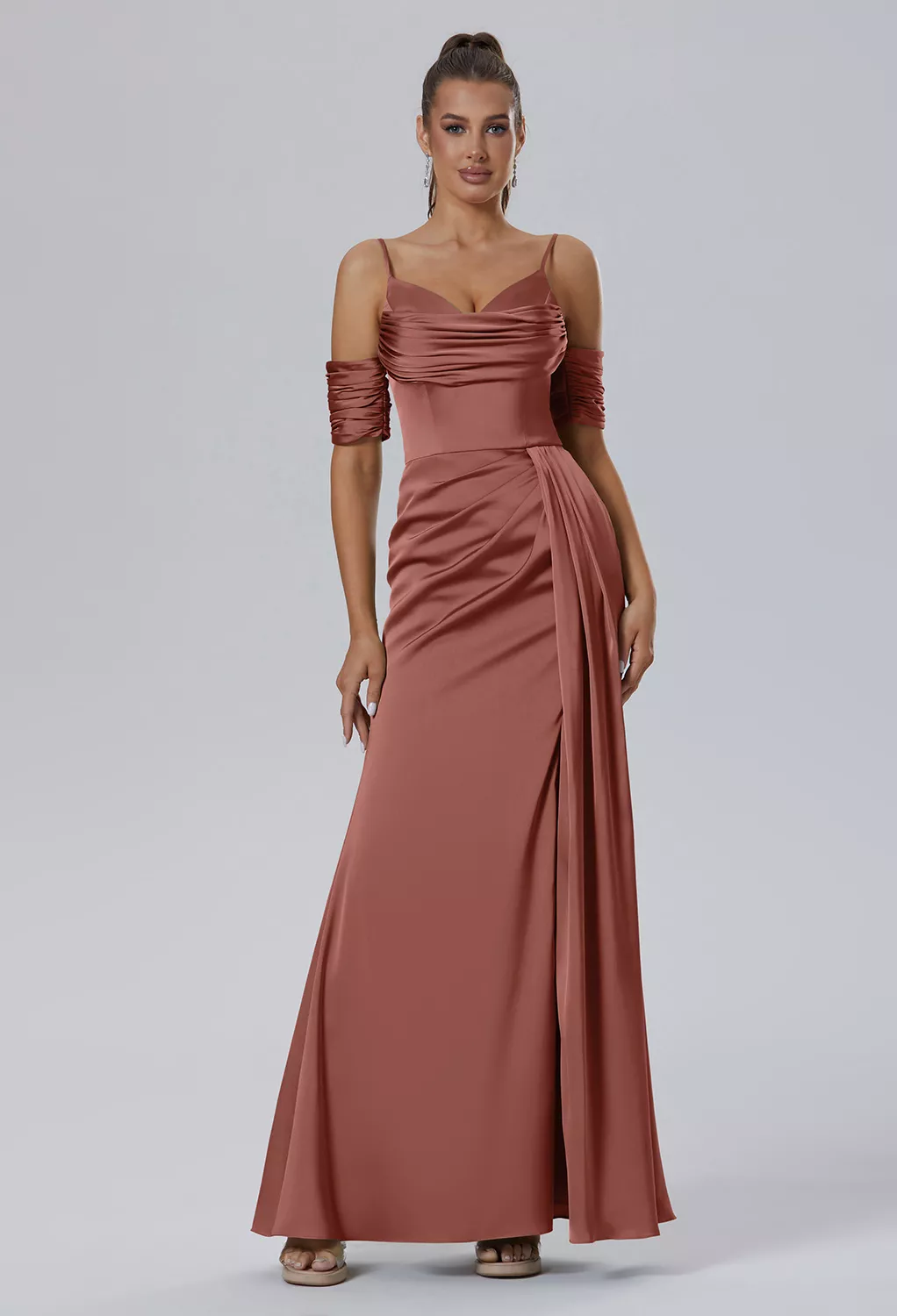 AW Seraphina Desert Rose  Convertibile Convertible Bridesmaid Dresses